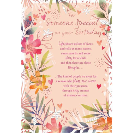 Picture of FOR SOMEONE SPECIAL BIRTHDAY CARD
